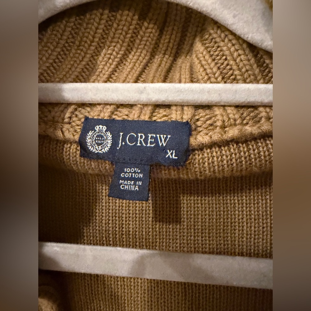 Men's Jcrew Tan Sweater - Picture 2 of 4
